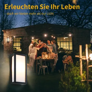 ARANZYEC Aluminium Buitenlamp Waterdicht Tuin Terras IP54 E27 — miniatuur 7
