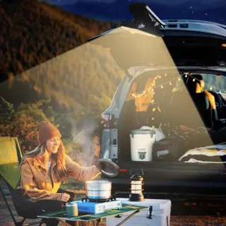 HQYNSS Set 2 Solarlampen Met Bewegingssensor Terras Tuin 1500mAh — miniatuur 4