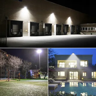 RIGID LED Schijnwerper Waterdicht Tuin Garage Koud Wit 200W IP66 — miniatuur 6