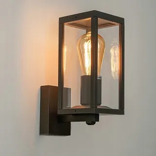 HLFVLITE Buitenwandlamp Aluminium Glas Modern E27 60W — miniatuur 1