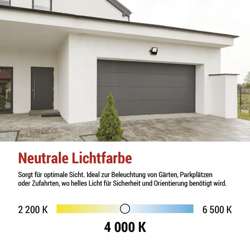 EMOS VISIO LED Schijnwerper Waterdicht Neutraal Wit 30W 4500lm — foto 4