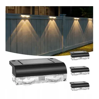 A.BIGWHALE Solarlamp Tuin Waterdicht Balkon 4 Stuks — miniatuur 1