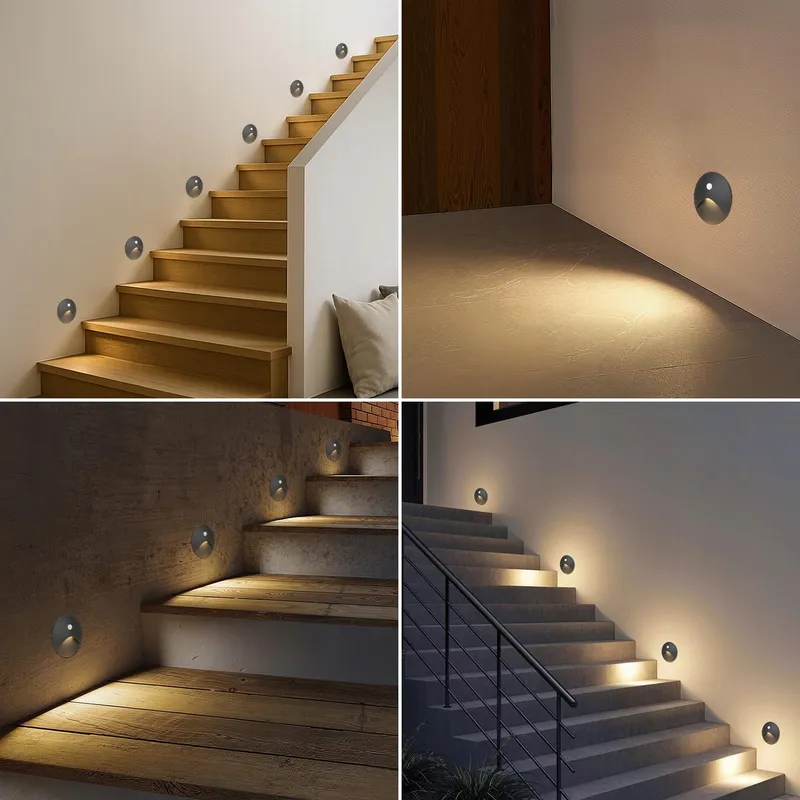 AROTELICHT LED Traplampen Met Bewegingssensor Inbouw 4 Stuks — foto 5