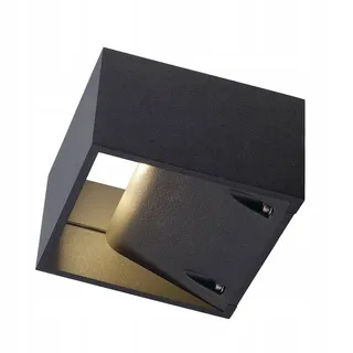 SLV LOGS WALL Wandlamp Aluminium Modern Zwart 13,2x13x8cm — miniatuur 1