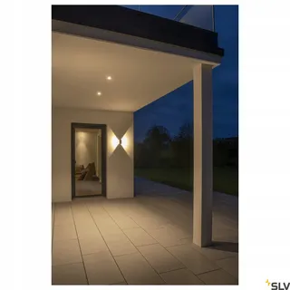 SLV LOGS WALL Wandlamp Aluminium Modern Zwart 13,2x13x8cm — miniatuur 4