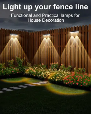 SONPEN Solarlampen Tuin Staal RGB Warmwit IP65 4 Stuks — miniatuur 8