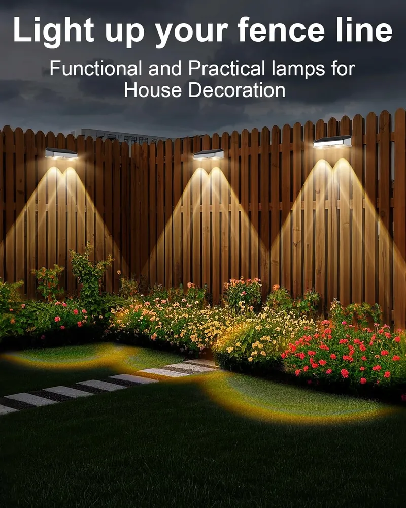 SONPEN Solarlampen Tuin Staal RGB Warmwit IP65 4 Stuks — foto 8