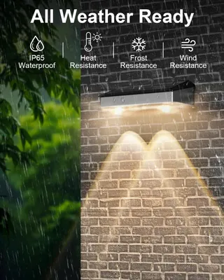SONPEN Solarlampen Tuin Staal RGB Warmwit IP65 4 Stuks — miniatuur 5