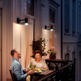 PHILIPS MyGarden Skua Tuinwandlamp Zwart Terras 42W — miniatuur 6