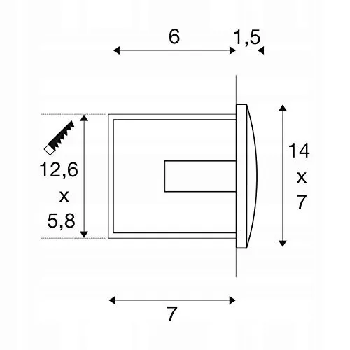 SLV LED Inbouwspot Trap Binnen Antraciet 3000K 14cm — foto 5