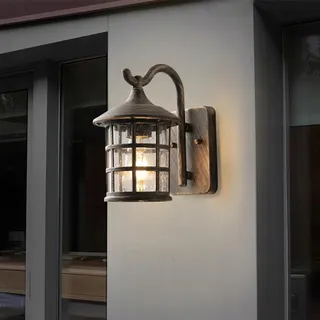 ZENITHBEAM Vintage Buitenlamp Aluminium Glas E27 Terras Balkon — miniatuur 5