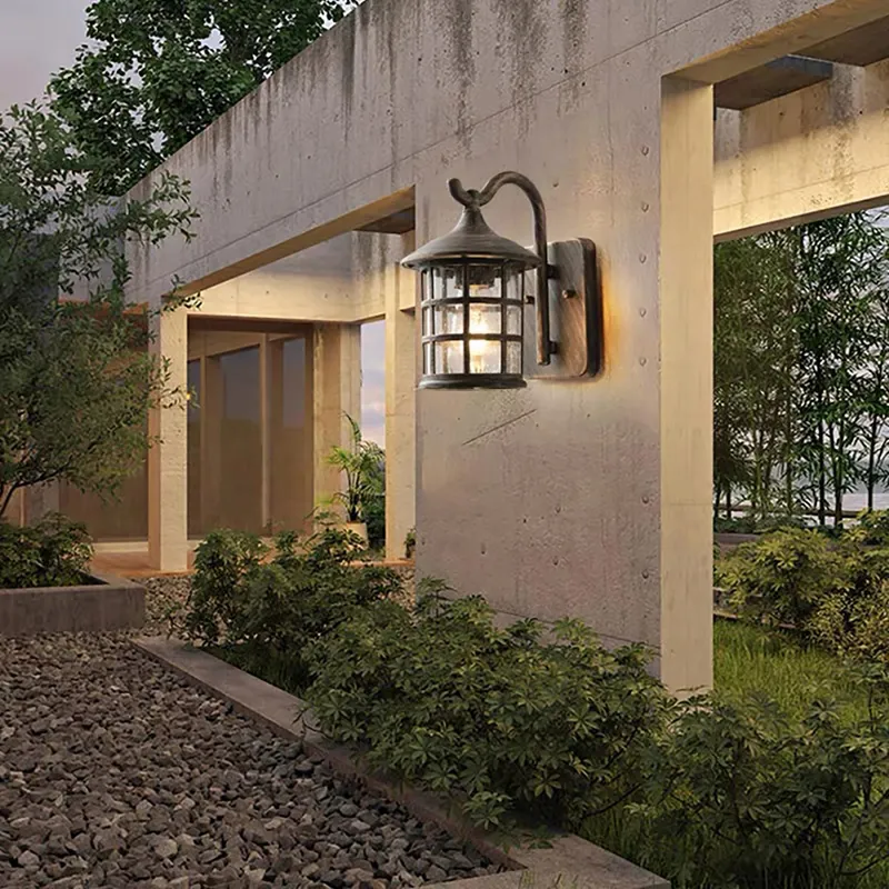 ZENITHBEAM Vintage Buitenlamp Aluminium Glas E27 Terras Balkon — foto 6