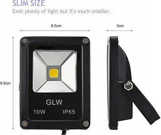 GLW LED Werklamp Buiten Warmwit Waterdicht 12V 10W IP65 — miniatuur 5