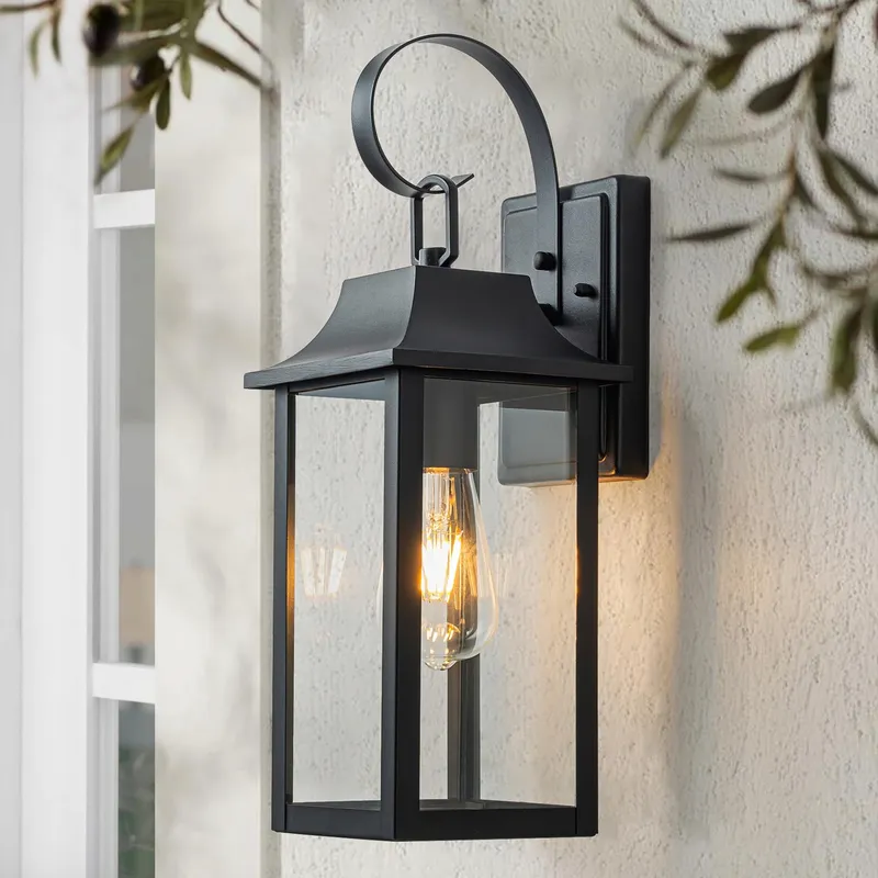 FTL Vintage Buitenwandlamp Zwart Waterdicht Tuin E27 IP44 — foto 1