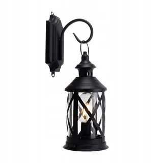 TRIROCKS LED Tafellamp Batterij Vintage Metaal Zwart 26cm — miniatuur 5