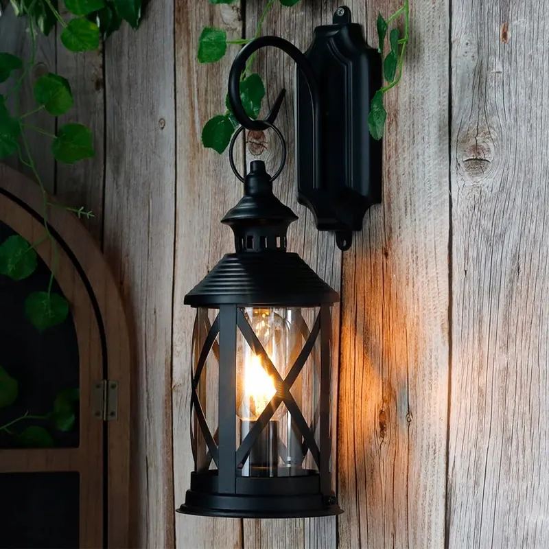 TRIROCKS LED Tafellamp Batterij Vintage Metaal Zwart 26cm — foto 1