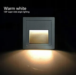 AROTELICHT LED Traplampen Wand Warm Wit Vierkant IP65 4x3W — miniatuur 4