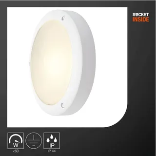 SLV BULAN LED Buitenwandlamp Voor Ingang IP44 E14 Max 60W — miniatuur 2
