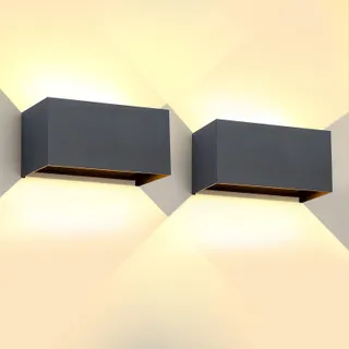 WISDOM LINE LED Wandlamp Verstelbare Hoek Binnen Buiten 25W IP65 — miniatuur 1
