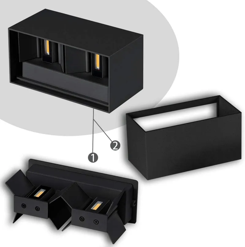 WISDOM LINE LED Wandlamp Verstelbare Hoek Binnen Buiten 25W IP65 — foto 5