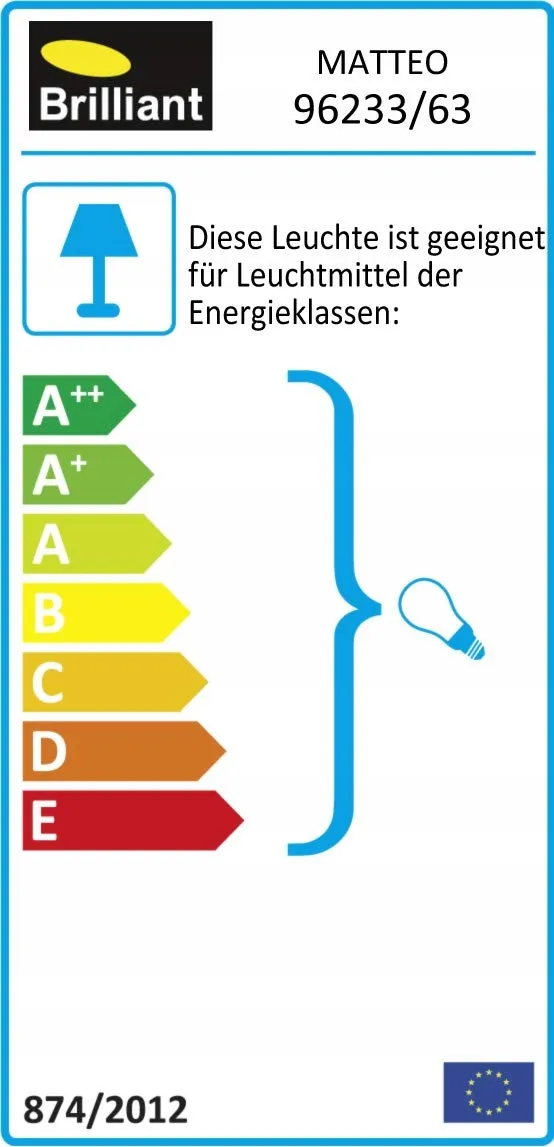 BRILLIANT Matteo Buitenlamp Wand Plafond Antraciet Wit E27 40W — foto 4
