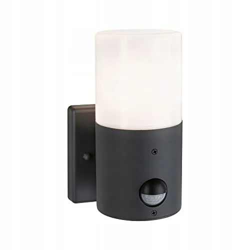 PAULMANN Buitenwandlamp Bewegingsmelder E27 Grijs Mat IP44 15W — foto 8