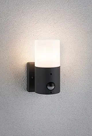 PAULMANN Buitenwandlamp Bewegingsmelder E27 Grijs Mat IP44 15W — miniatuur 4