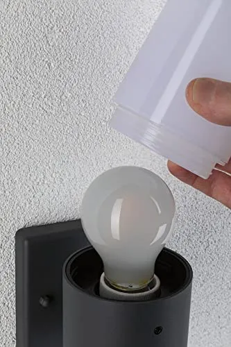 PAULMANN Buitenwandlamp Bewegingsmelder E27 Grijs Mat IP44 15W — foto 5