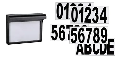 PAULMANN LED Solar Huisnummerlamp Zwart Vierkant IP44 — foto 9