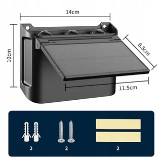 INTELAMP Solar Buitenwandlamp Timer Tuin Terras 2000mAh IP65 — miniatuur 7