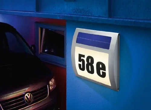 ESOTEC Wave Solar Huisnummerlamp Wand Energiezuinig — foto 4