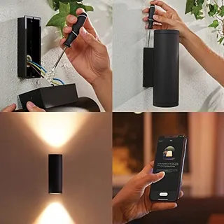 PHILIPS Hue Appear Smart LED Buitenlamp Dimbaar Zwart 1180lm — miniatuur 2