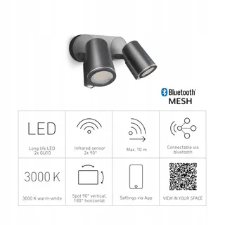STEINEL Spot DUO SC Connect Smart LED Schijnwerper Sensor App — miniatuur 6