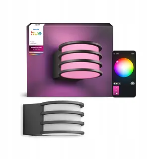 Philips Hue Lucca LED Buitenlamp Kleur Dimbaar IP44 Zigbee — miniatuur 1