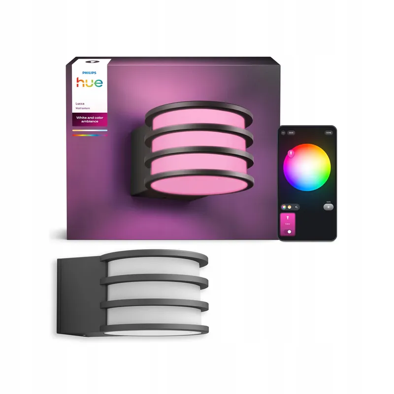 Philips Hue Lucca LED Buitenlamp Kleur Dimbaar IP44 Zigbee — foto 1