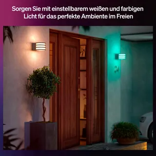 Philips Hue Lucca LED Buitenlamp Kleur Dimbaar IP44 Zigbee — miniatuur 3