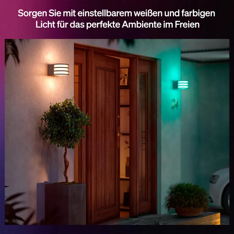 Philips Hue Lucca LED Buitenlamp Kleur Dimbaar IP44 Zigbee — foto 3