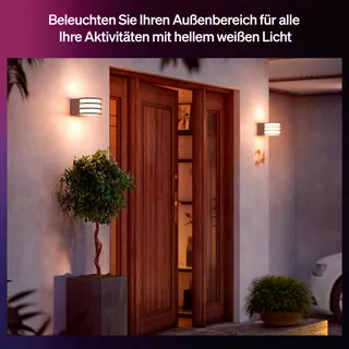 Philips Hue Lucca LED Buitenlamp Kleur Dimbaar IP44 Zigbee — miniatuur 4