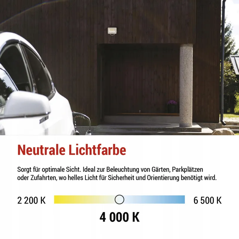 EMOS GLARO LED Schijnwerper Waterdicht Neutraal Wit — foto 3
