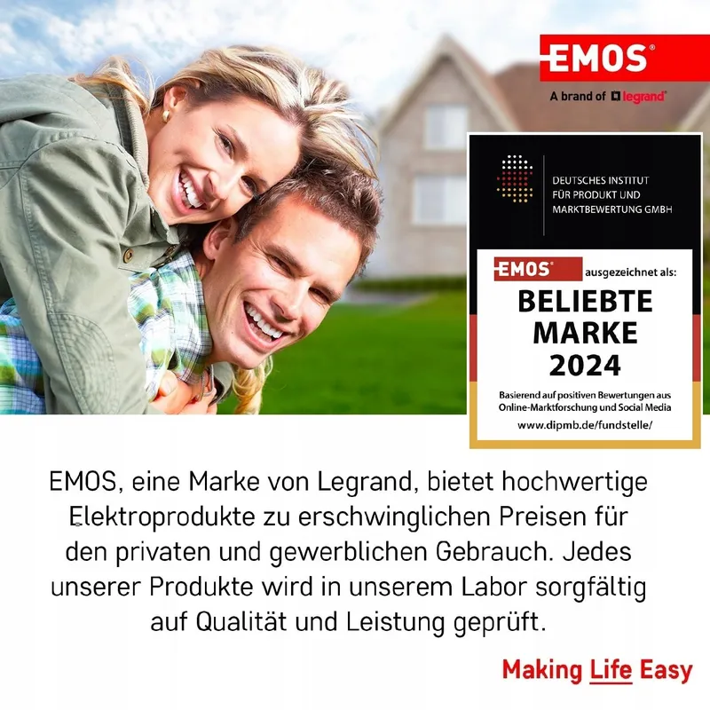 EMOS GLARO LED Schijnwerper Waterdicht Neutraal Wit — foto 6