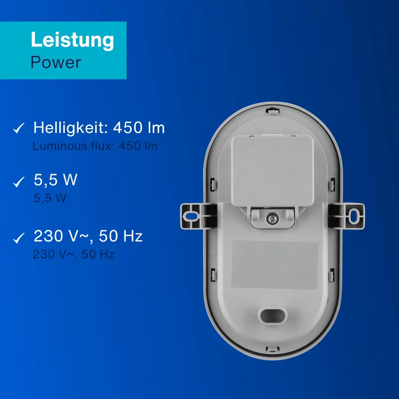 REV LED Vochtbestendige Plafond Wandlamp Ovaal IP44 — foto 6