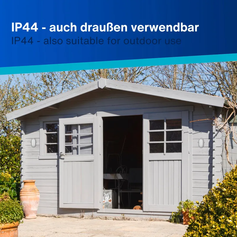 REV LED Vochtbestendige Plafond Wandlamp Ovaal IP44 — foto 9