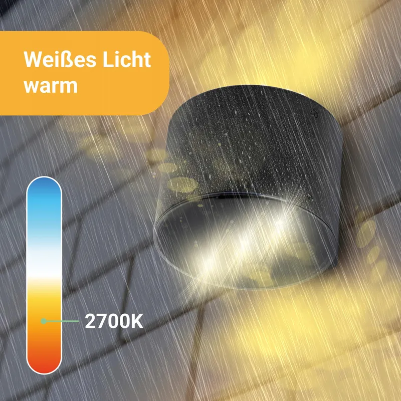 PROXINOVA Buitenlamp Waterdicht Draadloos Staal Tuin — foto 5