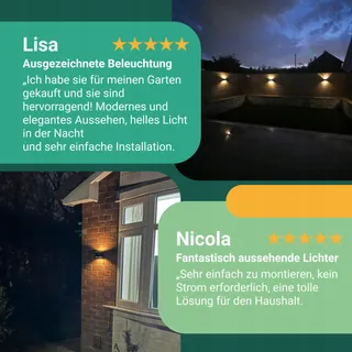 PROXINOVA Buitenlamp Waterdicht Draadloos Staal Tuin — miniatuur 7