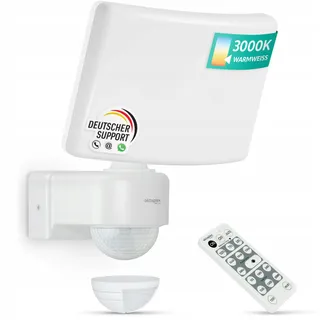 OKTAPLEX LED Schijnwerper Bewegingssensor Warmwit 26W 3000lm — miniatuur 1