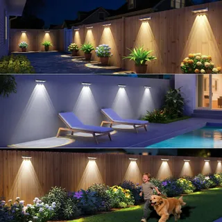 YILAIE Solar LED Buitenlampen Waterdicht Tuin Balkon Terras 8 Stuks — miniatuur 6