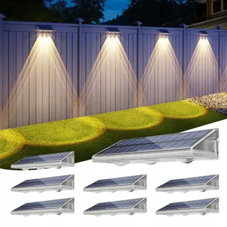 YILAIE Solar LED Buitenlampen Waterdicht Tuin Balkon Terras 8 Stuks — miniatuur 1