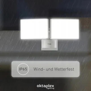 OKTAPLEX Cali Dos LED Buitenwandlamp Draaibaar Wit 40W IP65 — miniatuur 4