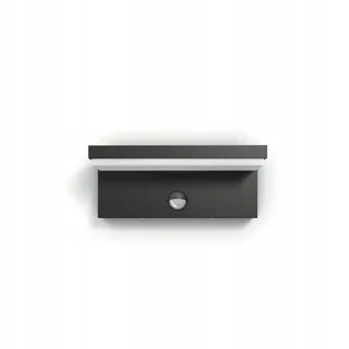 PHILIPS Bustan Wandlamp met Bewegingssensor Antraciet IP44 9W 2700K — miniatuur 2