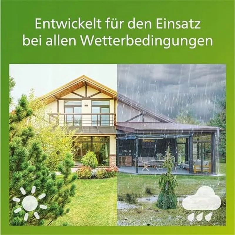 PHILIPS Creek Buitenwandlamp Zwart Waterdicht Tuin E27 IP44 — foto 2
